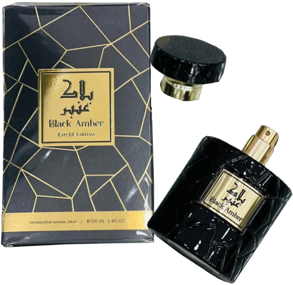 Risala Juodas Amber EDP parfumuotas vanduo vyrams, 100 ml