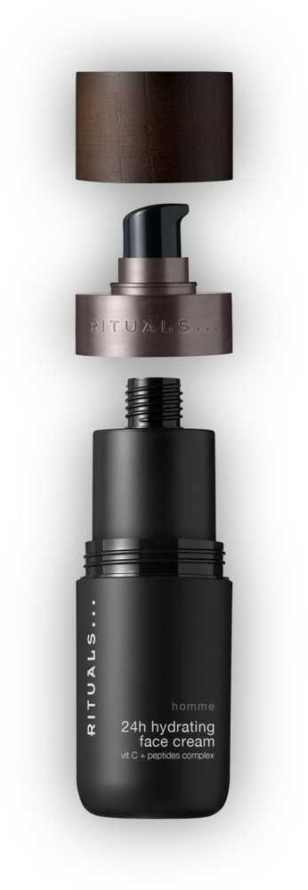 Rituals Homme 24h Hydrating Face Kreminis Refill drėkinamojo gelio-kremo vyrams papildymas, 50 ml