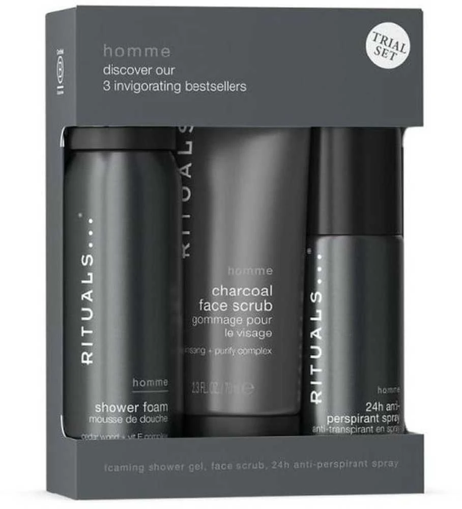 Rituals The Ritual of Homme Trial Set kūno priežiūros rinkinys vyrams