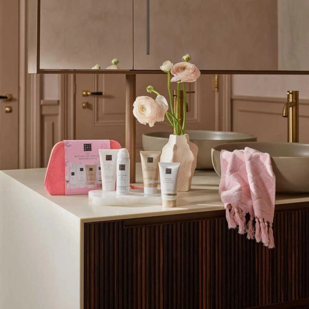 Rituals The Ritual Of Sakura Body & Hair Travel Set plaukų ir kūno priežiūros rinkinys