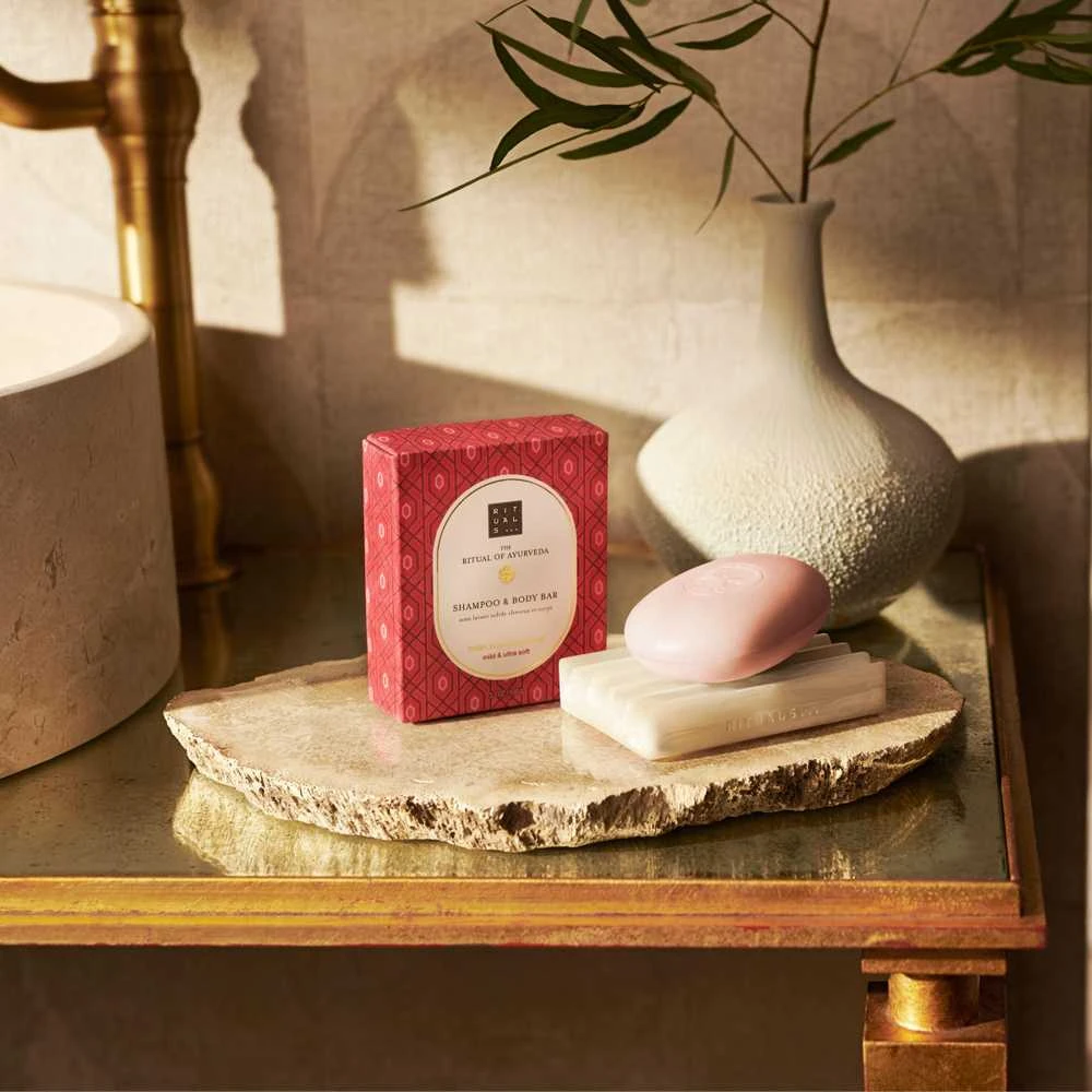 Rituals The Ritual of Ayurveda Šampūnas And Body Bar kietasis šampūnas ir kūno prausiklis, 100 g