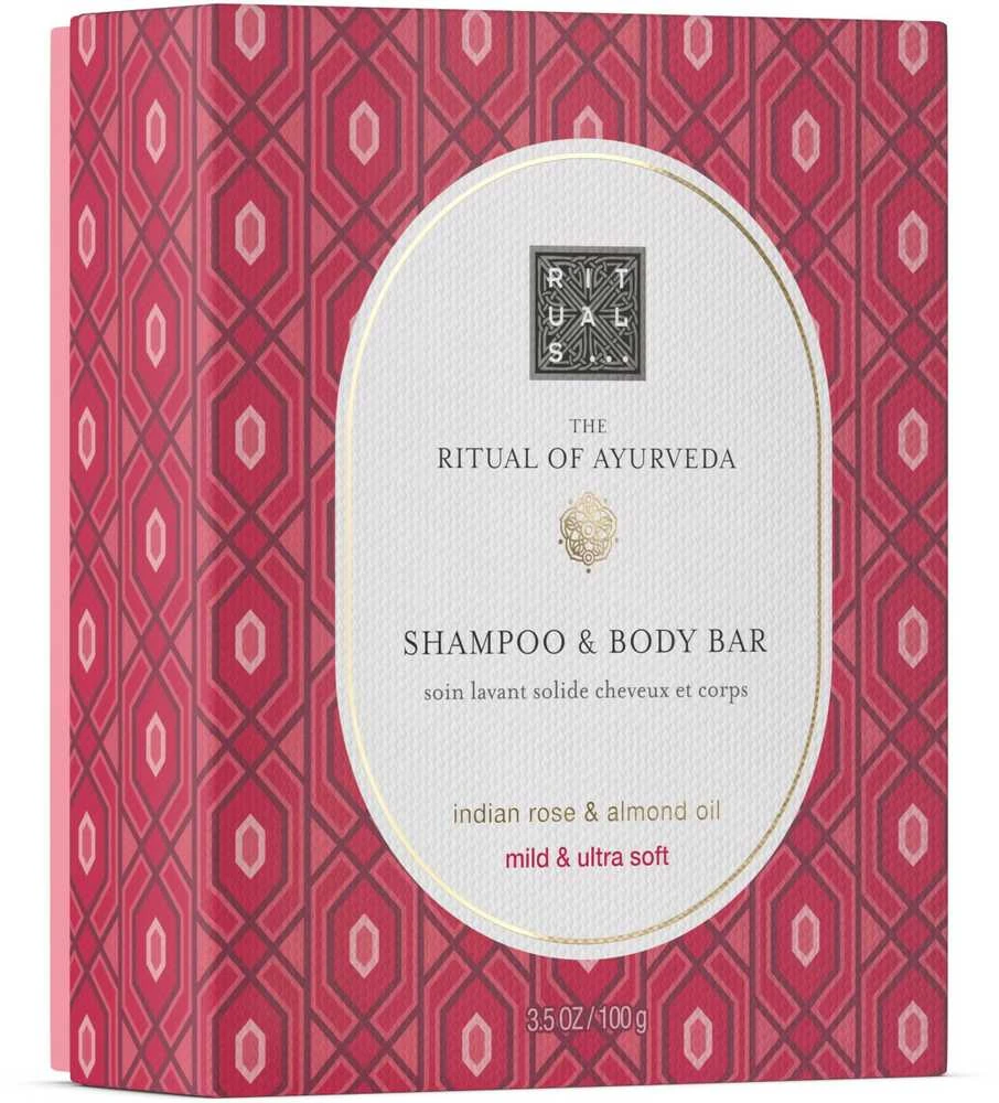 Rituals The Ritual of Ayurveda Šampūnas And Body Bar kietasis šampūnas ir kūno prausiklis, 100 g