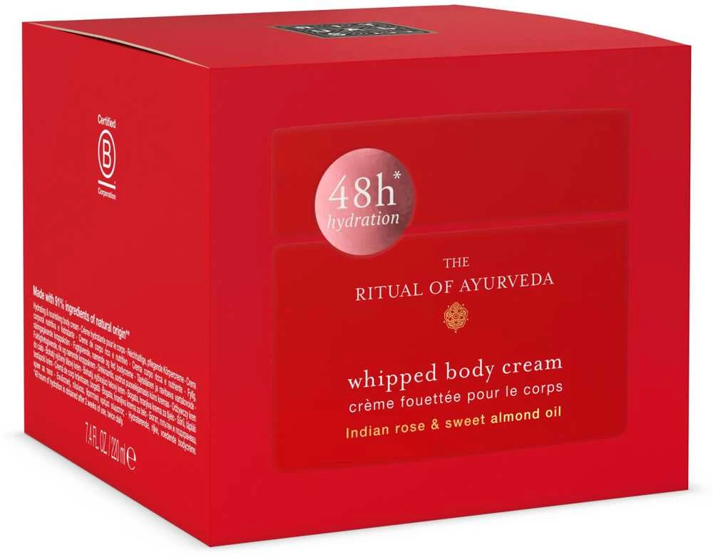 Rituals The Ritual Of Ayurveda Whipped Body Kremas plaktas kūno kremas, 220 ml