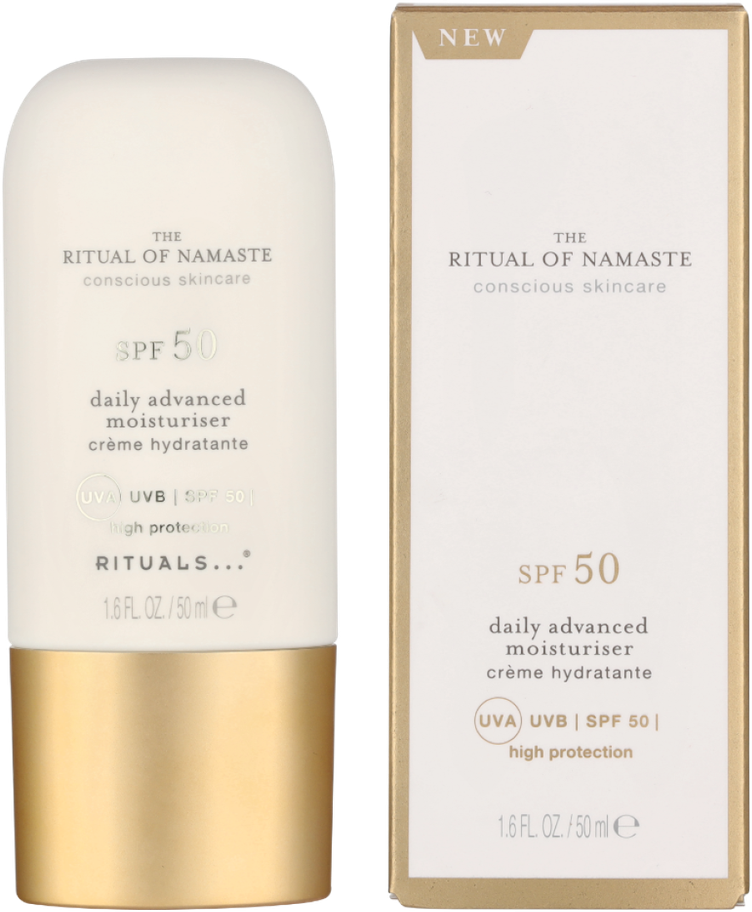 Rituals The Ritual Of Namaste Daily Advanced Moisturiser SPF 50 drėkinamasis veido kremas, 50 ml