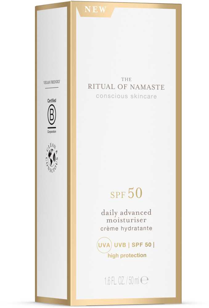 Rituals The Ritual Of Namaste Daily Advanced Moisturiser SPF 50 drėkinamasis veido kremas, 50 ml