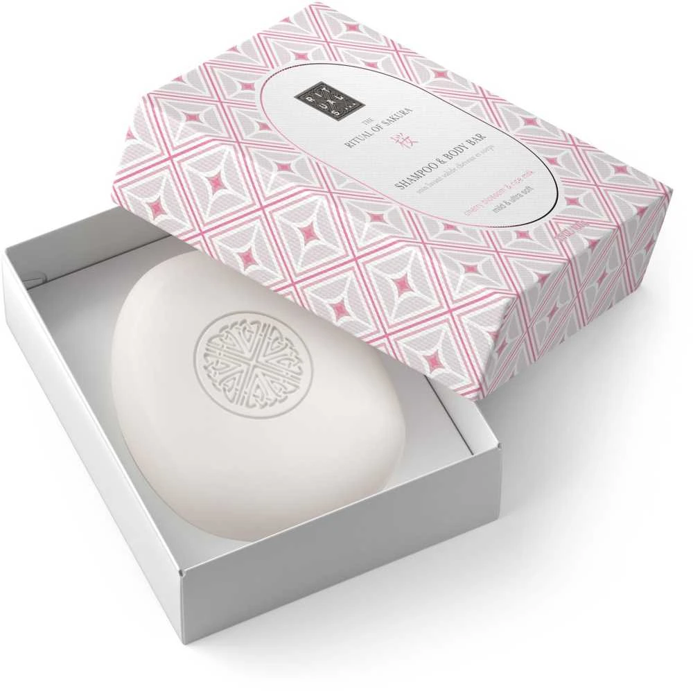 Rituals The Ritual of Sakura Šampūnas & Body Bar kietasis šampūnas ir kūno prausiklis, 100 g