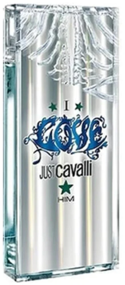 Roberto Cavalli Just Cavalli I Love Him EDT tualetinis vanduo vyrams, 60 ml