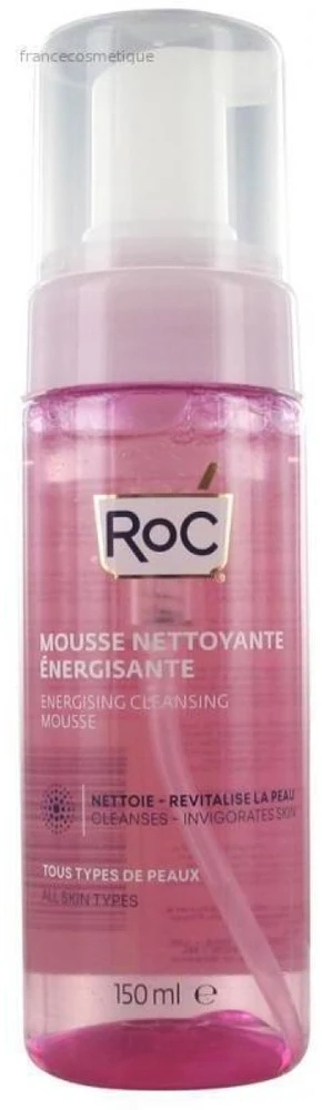 ROC Energising Cleansing Mousse gaivinančios valomosios putos veidui, 150 ml