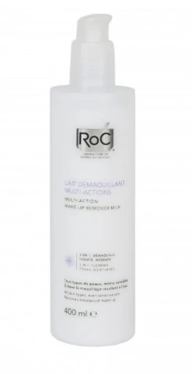 Roc Multi Action Milk Make-Up Remover 3in1 daugiafunkcis makiažo valymo pienelis, 400 ml