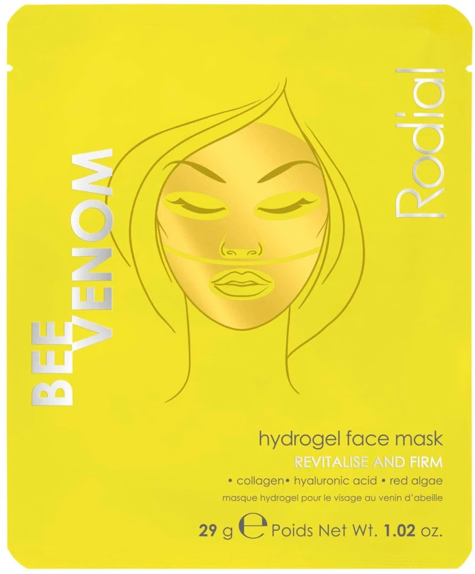 Rodial Bee Venom Firming Sheet Mask Face stangrinamoji lakštinė veido kaukė, 29 g
