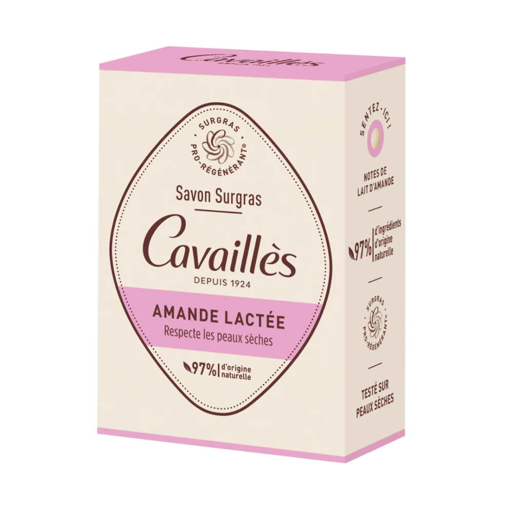 Roge Cavailles Almond Milk Hydrating Soap Bar, 100 g