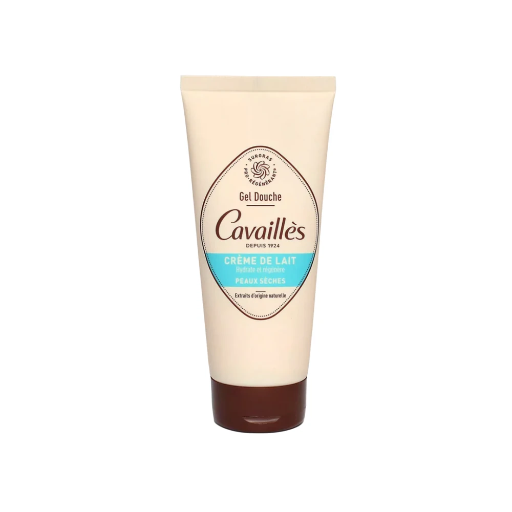 Roge Cavailles Kreminis Of Milk Regenerating Dušo želė For Sensitive Skin, 200 ml