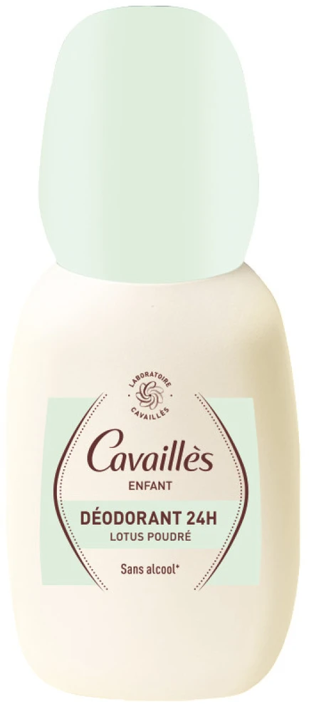 Roge Cavailles Lotus Powder 24h Protection Dezodorantas Roll-On For Children, 75 ml