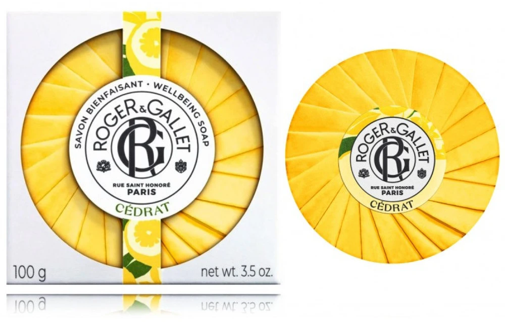 Roger & Gallet Cedrat Soap Bar parfumuotas muilas rankoms ir kūnui, 100 g