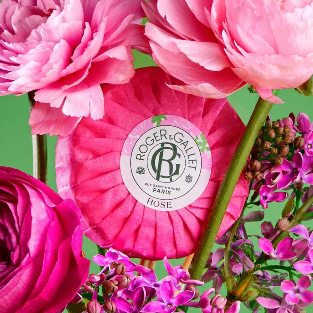Roger & Gallet Rose Soaps Set kvapiųjų muilų rinkinys, 3 x 100 g