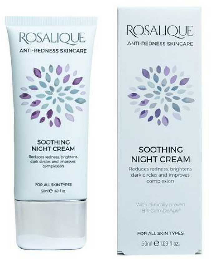 ROSALIQUE Raminamasis naktinis kremas jautriai odai (raminamasis naktinis kremas) 50 ml