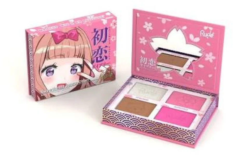 Rude Cosmetics Sweetheart Sawa-Chan Multi-use Face Palette 4 Shades