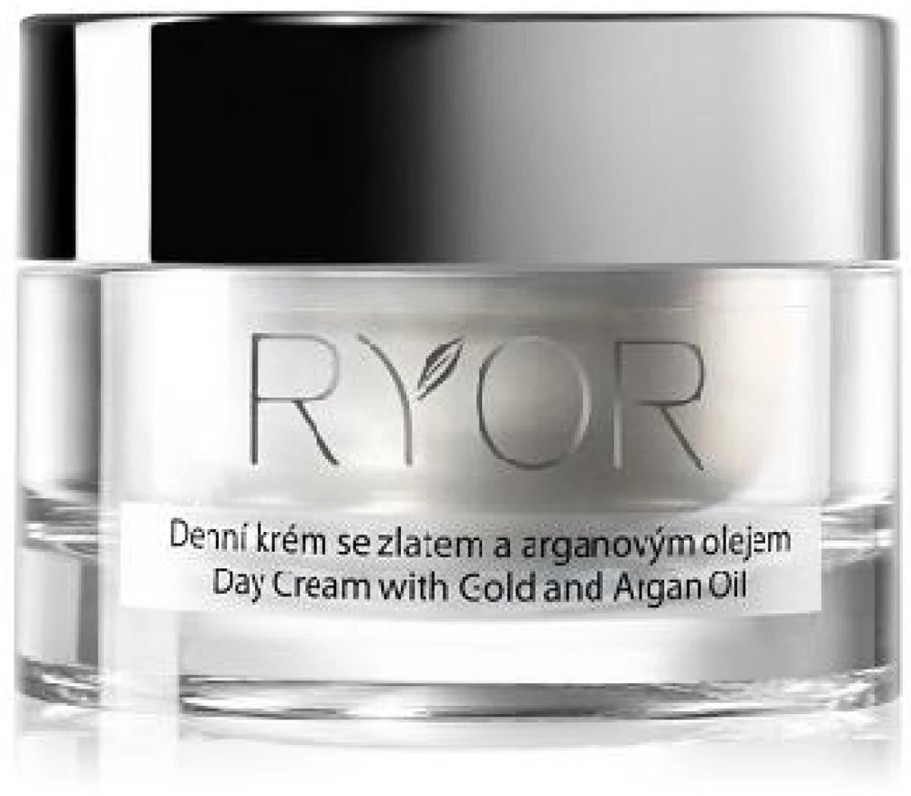 Ryor Argan Care with Gold Day Kreminis maitinantis dieninis veido kremas, 50 ml