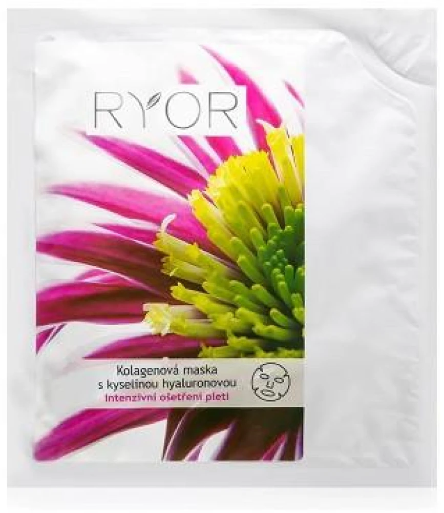 RYOR Intensive Collagen Mask bioceliuliozinė kolageno kaukė su hialurono rūgštimi, 8 ml