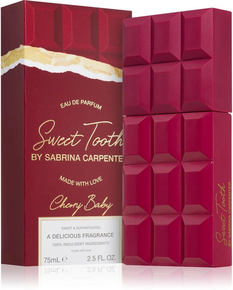 Versace Sabrina Carpenter Sweet Tooth Cherry Baby EDP parfumuotas vanduo moterims, 75 ml