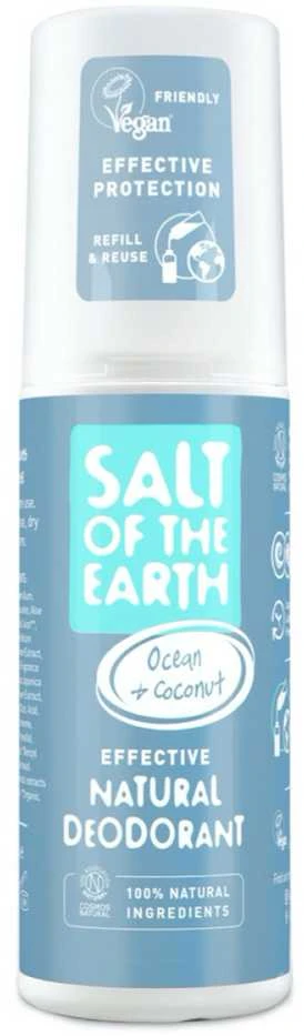 „Salt Of The Earth“ natūralus mineralinis dezodorantas su kokoso kvapu (natūralus dezodorantas), 100 ml