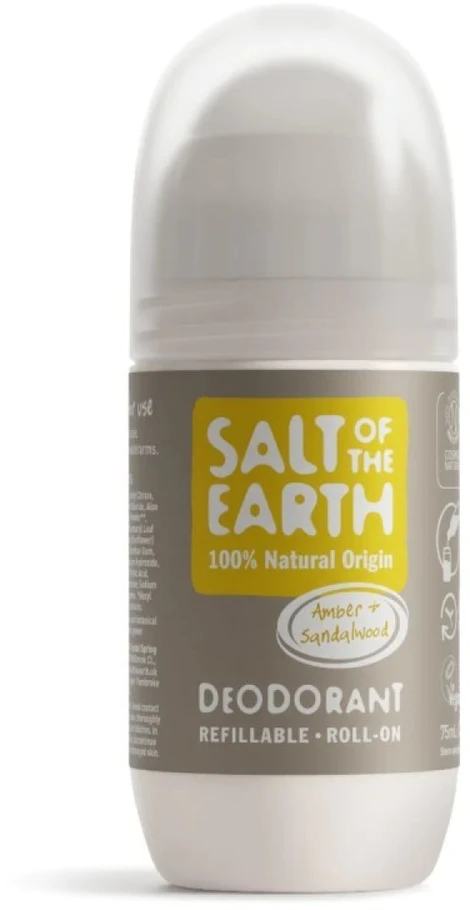 Salt Of The Earth rutulinis dezodorantas Amber & Sandalwood