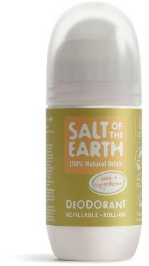 „Salt Of The Earth“ natūralus rutulinis dezodorantas „Neroli & Oranžinis Blossom“ (dezodorantas rutulinis), 75 ml