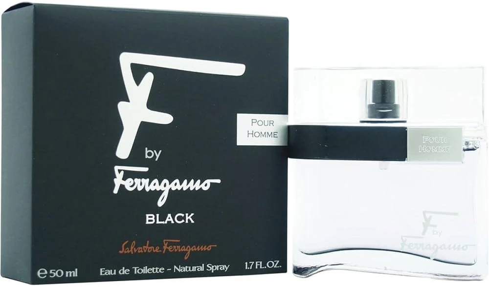 Salvatore Ferragamo F by Ferragamo Pour Homme Juodas EDT tualetinis vanduo vyrams, 50 ml