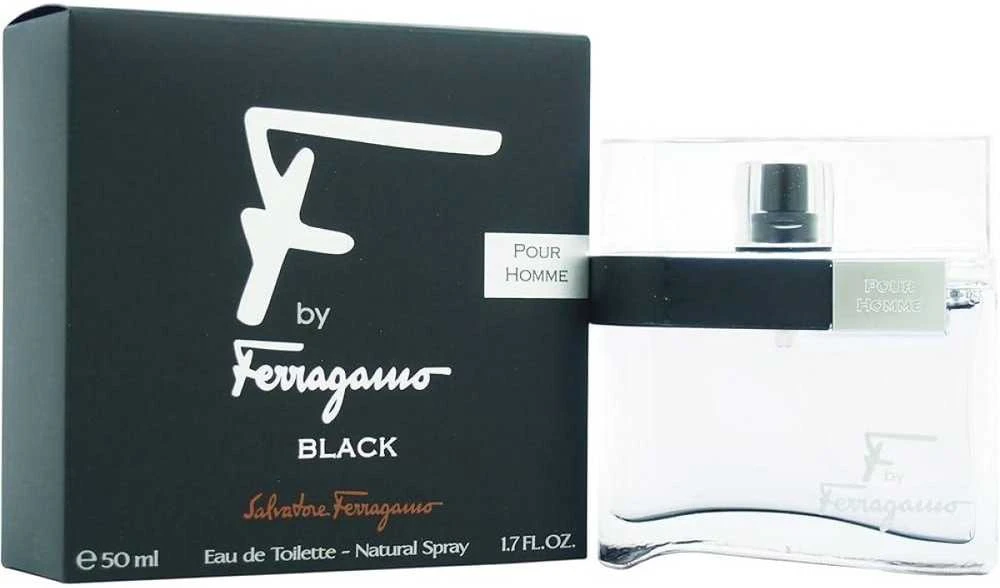 Salvatore Ferragamo F by Ferragamo Pour Homme Juodas EDT tualetinis vanduo vyrams, 50 ml