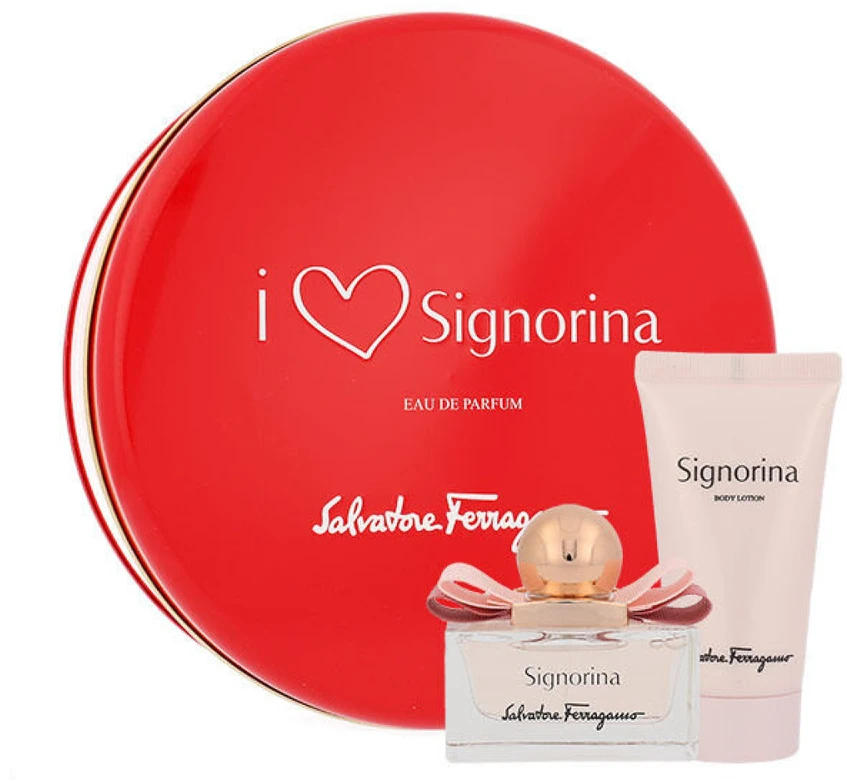 Salvatore Ferragamo Ferragamo Signorina rinkinys moterims (EDP, 30 ml + kūno losjonas, 50 ml)