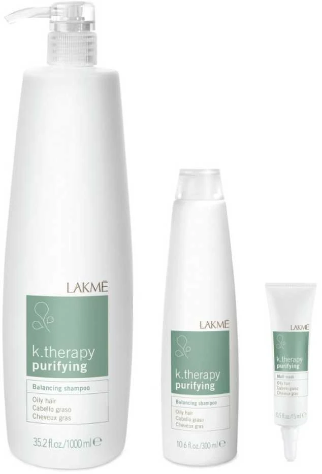 Šampūnas riebiems plaukams Lakme k.therapy purifying, 300 ml