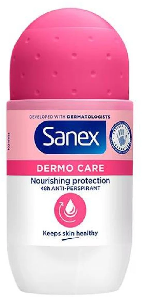 Sanex DERMO CARE 48h Roll on Antiperspirant Dezodorantas rutulinis dezodorantas-antiperspirantas, 50 ml