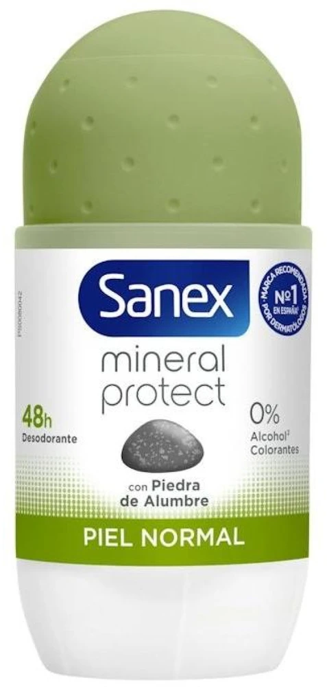 Sanex Mineral Protect Normal Skin Dezodorantas Roll-On rutulinis dezodorantas normaliai odai, 50 ml
