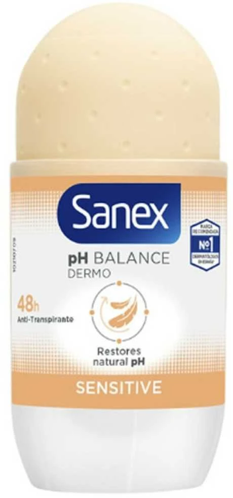 "Sanex Ph Balance Dermo Sensitive" dezodorantas Roll On 50ml