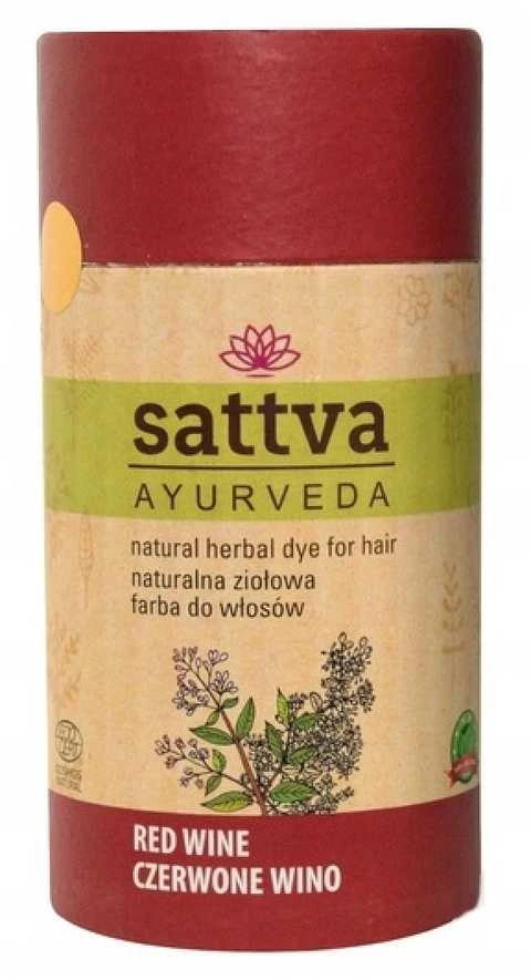 Sattva Ayurveda augalinių plaukų dažų pakuotė