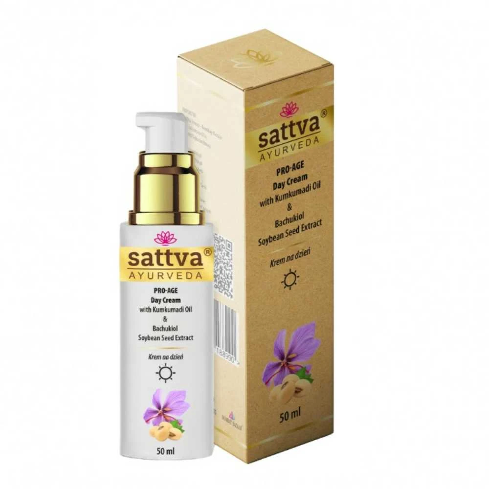Dieninis veido kremas brandžiai odai Pro Age Day, Sattva Ayurveda, 50ml