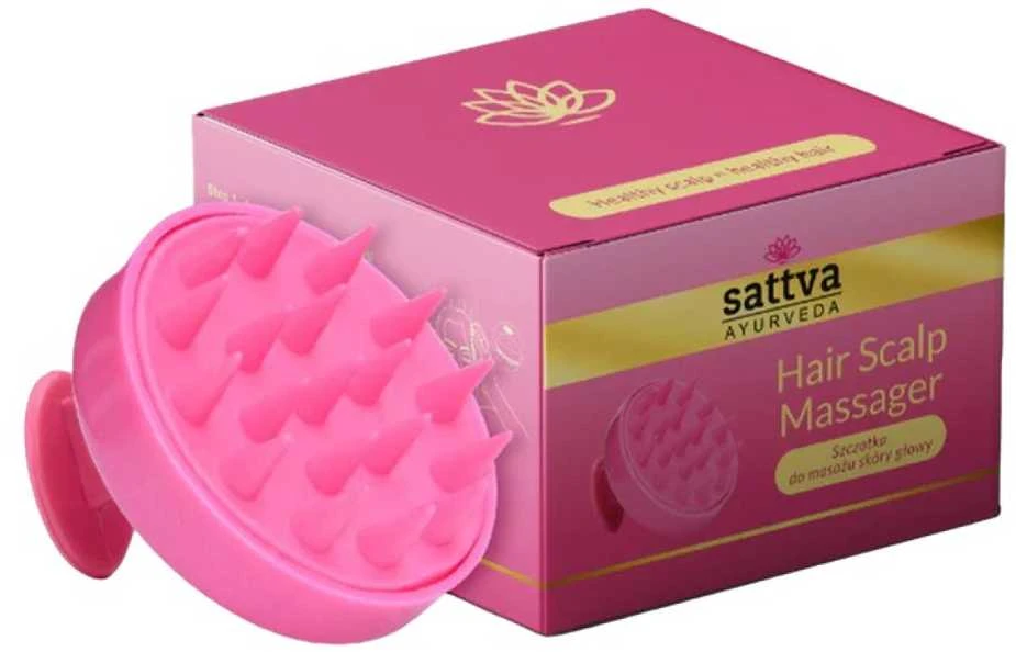 Galvos masažuoklis Rožinė, Sattva Ayurveda
