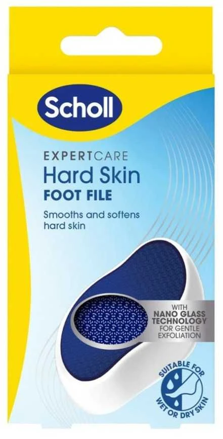 „Scholl Expert Care“ kietos odos nanotechnologijų vadovas pėdos failas (pėdos failas)