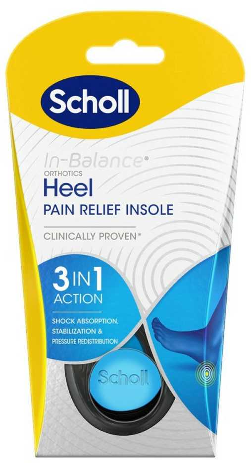 „Scholl In-Balance Heel“ ortopediniai vidpadžiai (skausmą malšinantys vidpadžiai) 1 pora