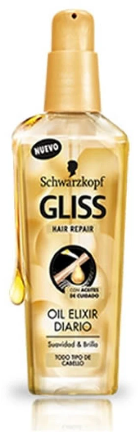 Schwarzkopf Gliss plaukų atstatomasis aliejus Eliksyras, 75 ml
