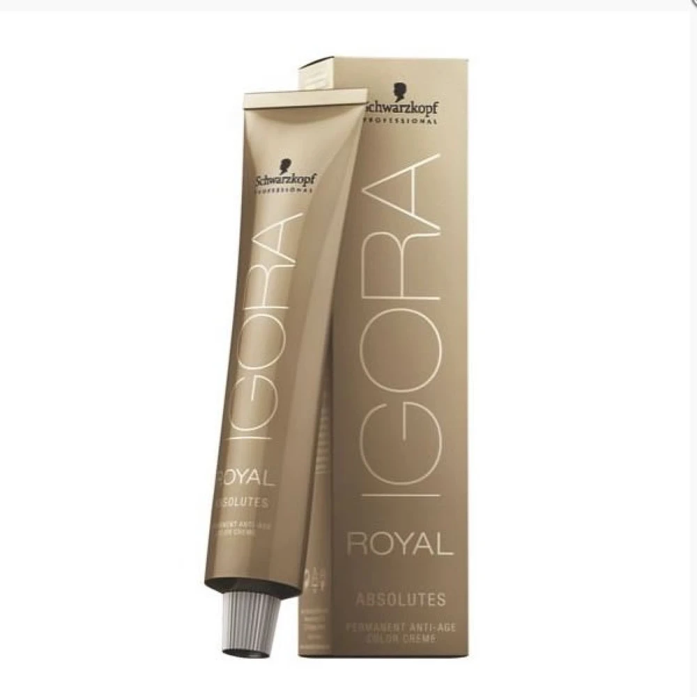Schwarzkopf Igora Royal Absolutes ilgalaikio poveikio žilų plaukų dažai 60 ml - 9-60