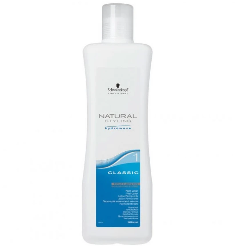 Schwarzkopf Natural Styling Hydrowave 1 Classic cheminis bangavimas normaliems plaukams 1000ml
