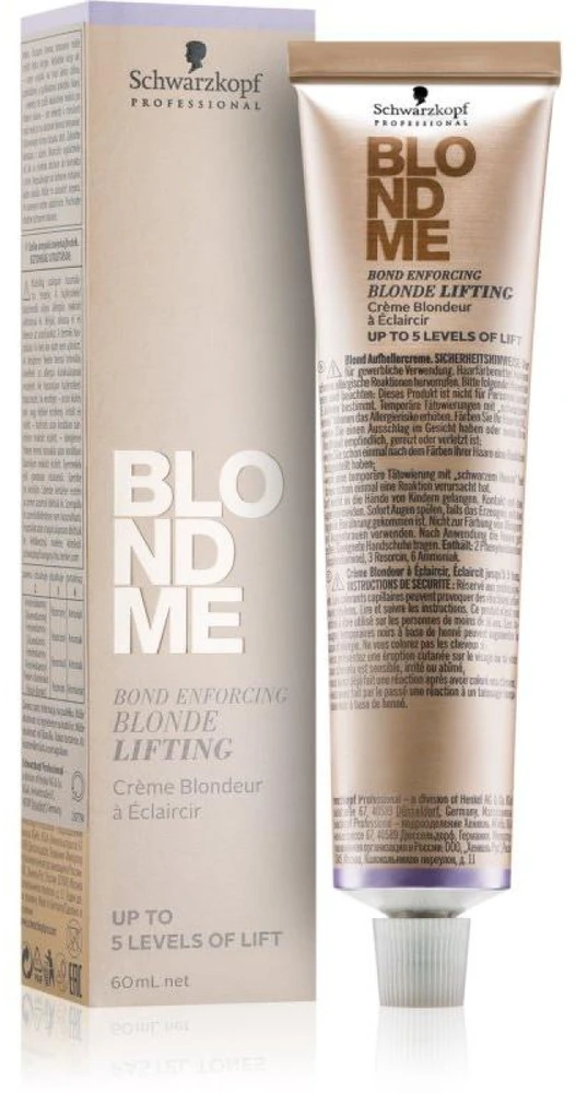 Schwarzkopf Professional BlondMe Bond Enforcing Skirtas šviesiems plaukams Lifting plaukų dažai, atspalvis: Ice, 60 ml