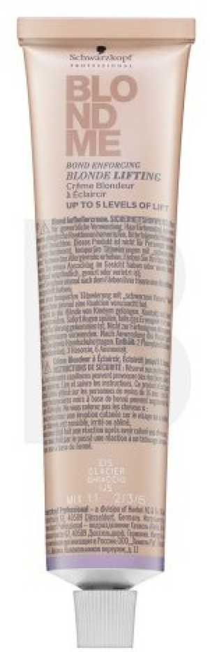 Schwarzkopf Professional BlondMe Bond Enforcing Skirtas šviesiems plaukams Lifting plaukų dažai, atspalvis: Ice, 60 ml