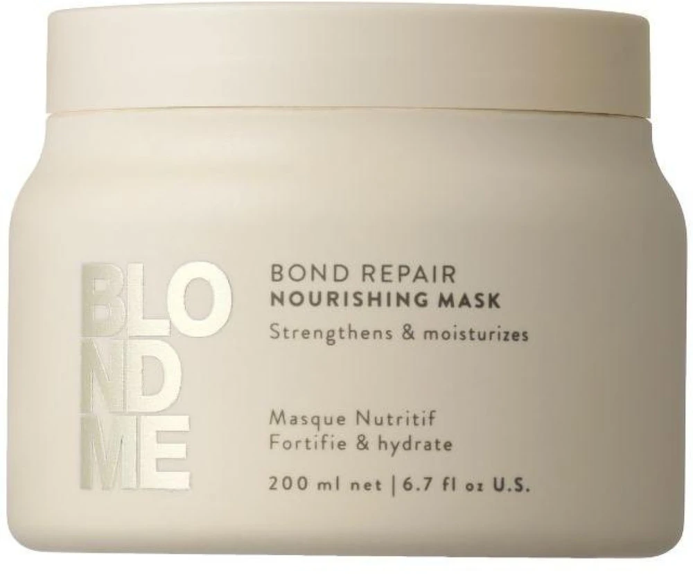 Schwarzkopf Professional BlondMe Bond Repair maitininantis Mask maitinanti kaukė šviesiems plaukams, 200 ml