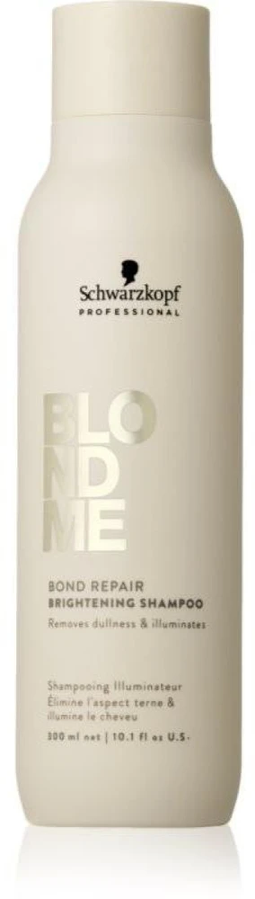 Schwarzkopf Professional BlondMe Bond Repair Brightening Šampūnas skaistinantis šampūnas šviesiems plaukams, 300 ml