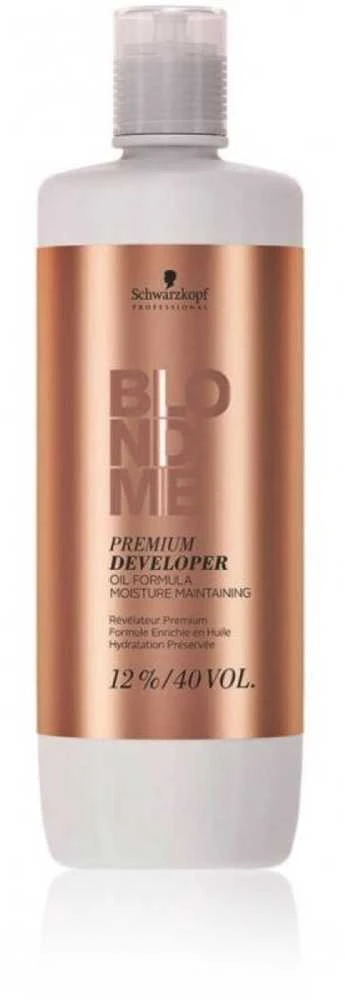Schwarzkopf Professional BlondMe Premium Developer 12% / 40 Vol. oksidacinė emulsija, 1000 ml