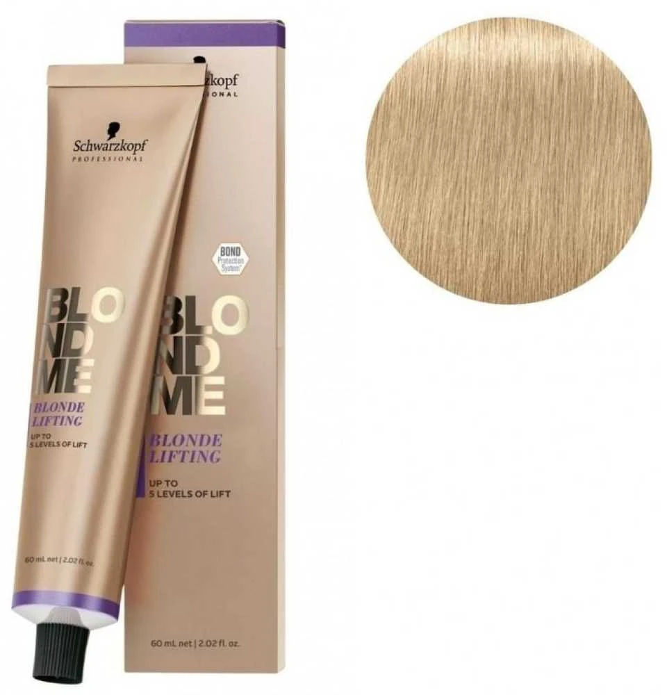 Schwarzkopf Professional BlondMe Skirtas šviesiems plaukams Lifting pllaukų dažai, atspalvis: Sand, 60 ml