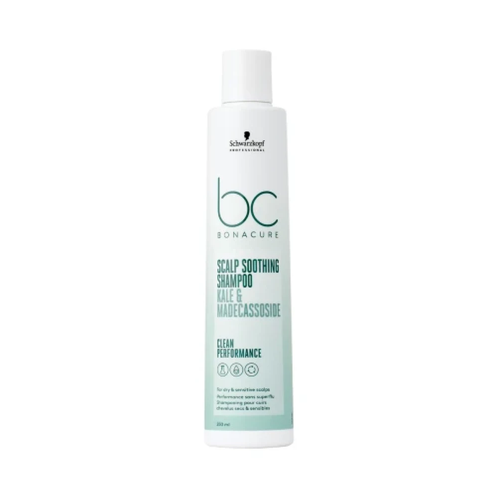 Schwarzkopf Professional Bonacure Scalp Soothing Šampūnas raminantis šampūnas sausai ir jautriai galvos odai, 250 ml
