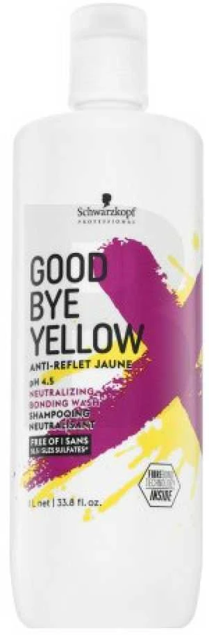 Geltonus tonus neutralizuojantis šampūnas Schwarzkopf Good Bye Geltona Šampūnas 1000ml